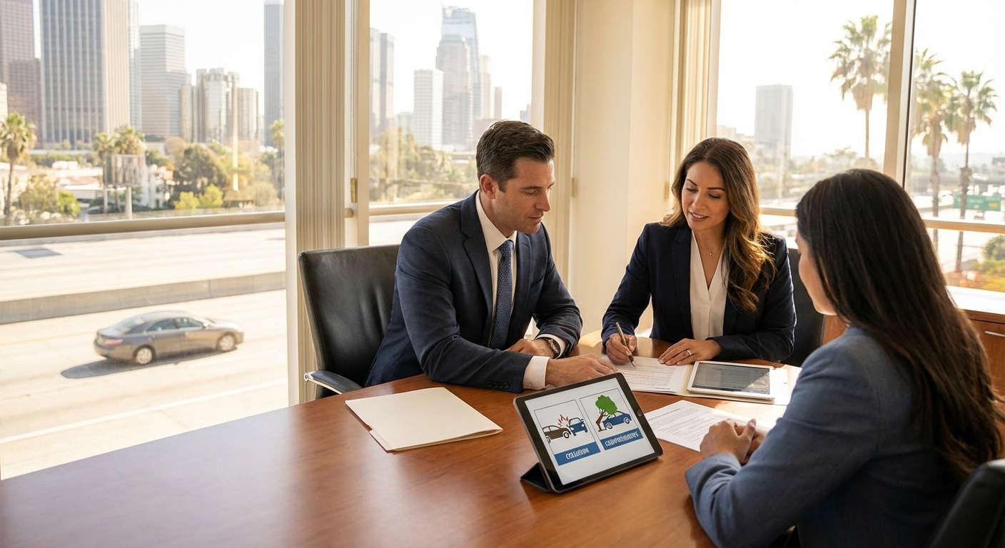 california car insurance comprehensive vs collision - California insurance guide